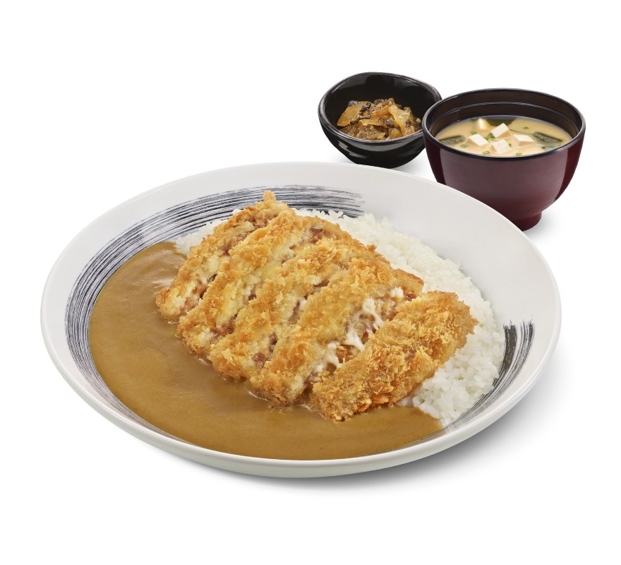 ข้าวแกงกะหรี่หมูชีสเบอร์เกอร์